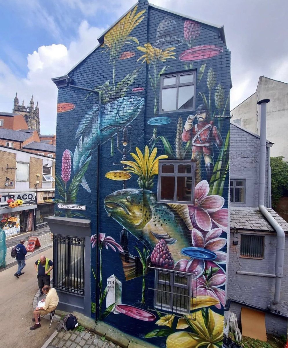 Never get tired of posting this Underbank mural 🤩 #stockport