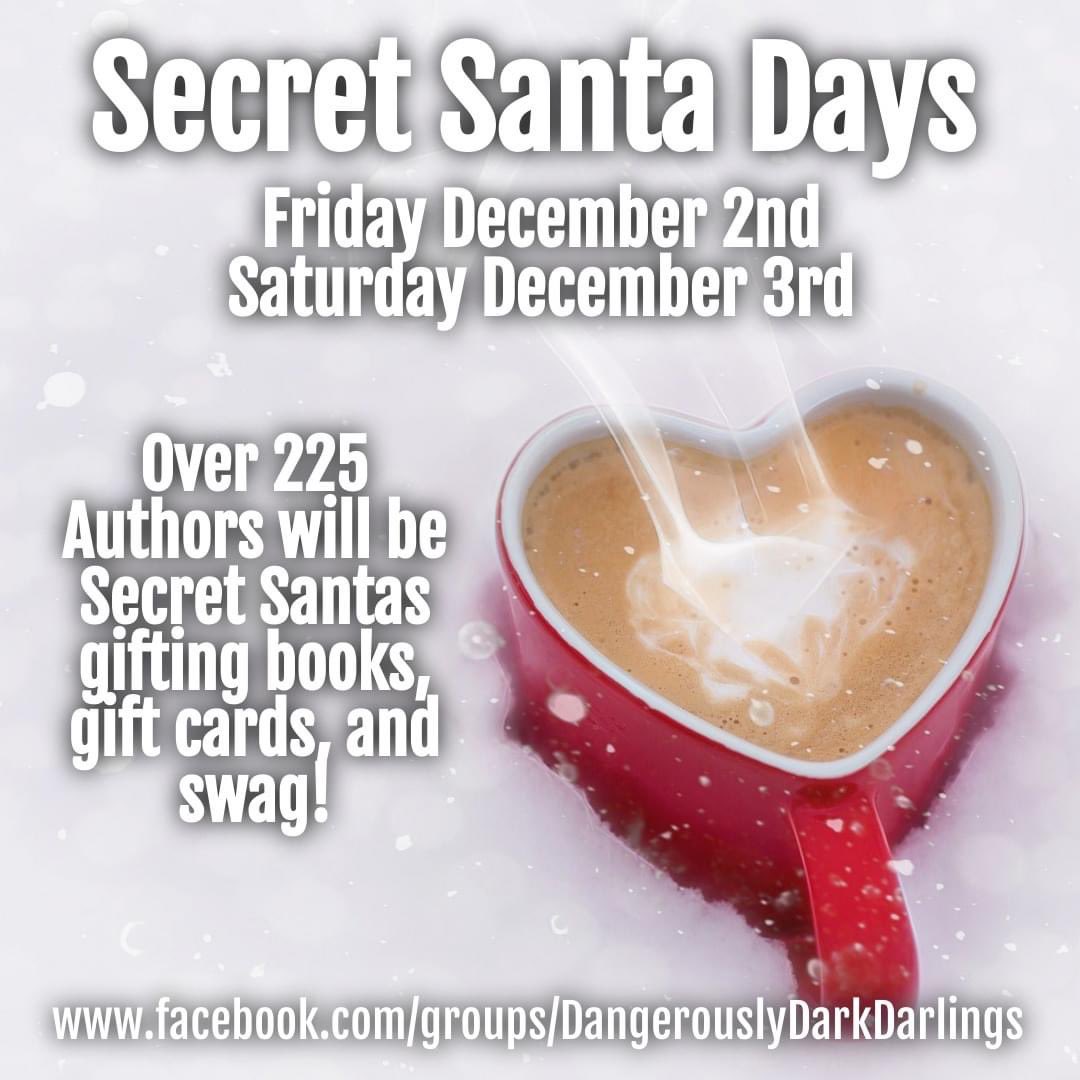 We are going to have a Christmas book party! Hope to see you there. 

facebook.com/groups/Dangero…🎅

#bookishfun #authorsgalore #secretsantadays #jointhefun