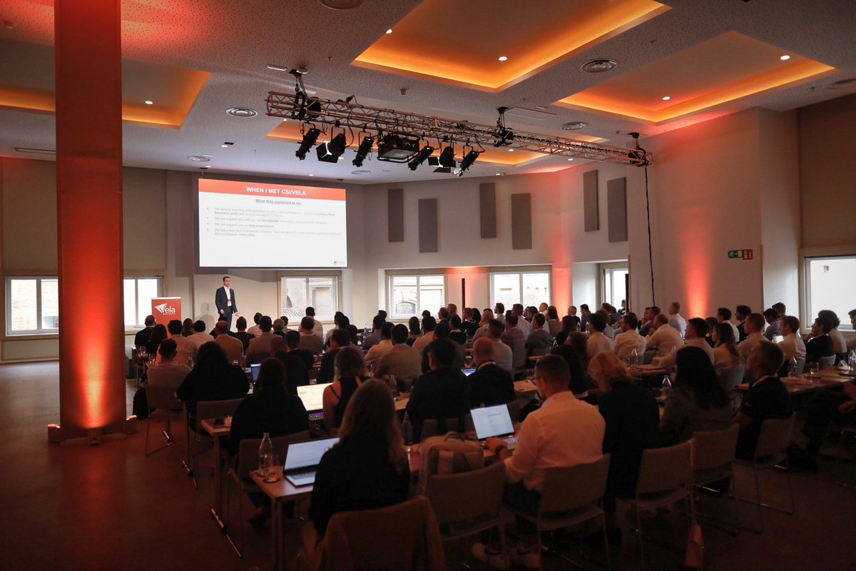 TPFSoftware's tweet photo. The #VelaConnect event featured key speakers from #JuniperGroup and #FOGSoftware, along with Damian McKay, CEO of #VelaSoftware. We want to thank Juniper Group for organizing and inviting us to #Madrid to partake in the #VelaConnect event.
#MoveForwardTogether #TPFSoftware #TSI https://t.co/wT1I9t9bMJ