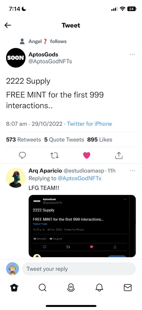 0l0Papi's tweet photo. @AptosGodNFTs Let’s go https://t.co/GXr86vyTye