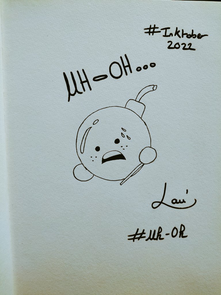CLaurie62's tweet photo. Inktober jours 29 : Uh-Oh
#inktober #inktober2022 #inktoberday29 #inktober_uhoh #bomb #uhoh #draw #drawork #drawing #drawoftheday #drawingoftheday #ink #art #artist #artwork #artdrawing #artoftheday #artofinstagram #challenge #blackandwhite #fabercastell #inktober #october https://t.co/QB8Sho4gJQ