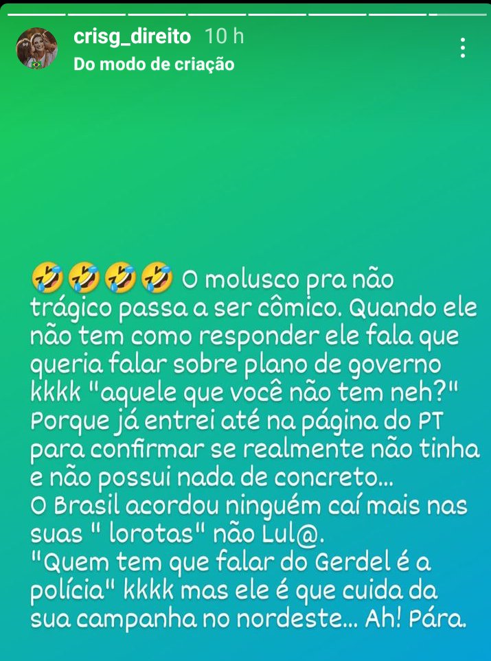 meirecrisgomess's tweet photo. @lucaspavanato #BolsonaroReeleito2️⃣2️⃣ https://t.co/pzzZWkEjV5