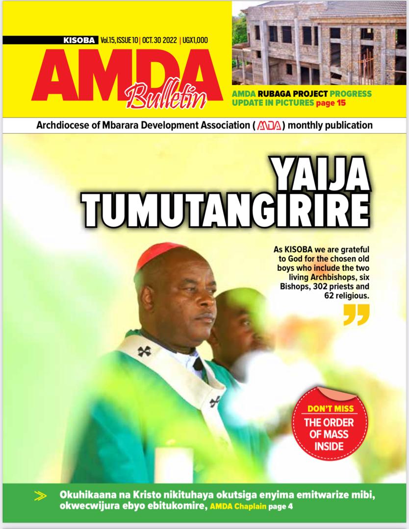 Dear Friends, 

Tomorrow, 30 October 2022 is the end of month <a href="/AMDAUganda/">AMDA Uganda</a> mass and we are so excited! We invite you to come and share with us the joy of worshipping the Lord. 

See you there as we celebrate the goodness of our Lord Jesus Christ!