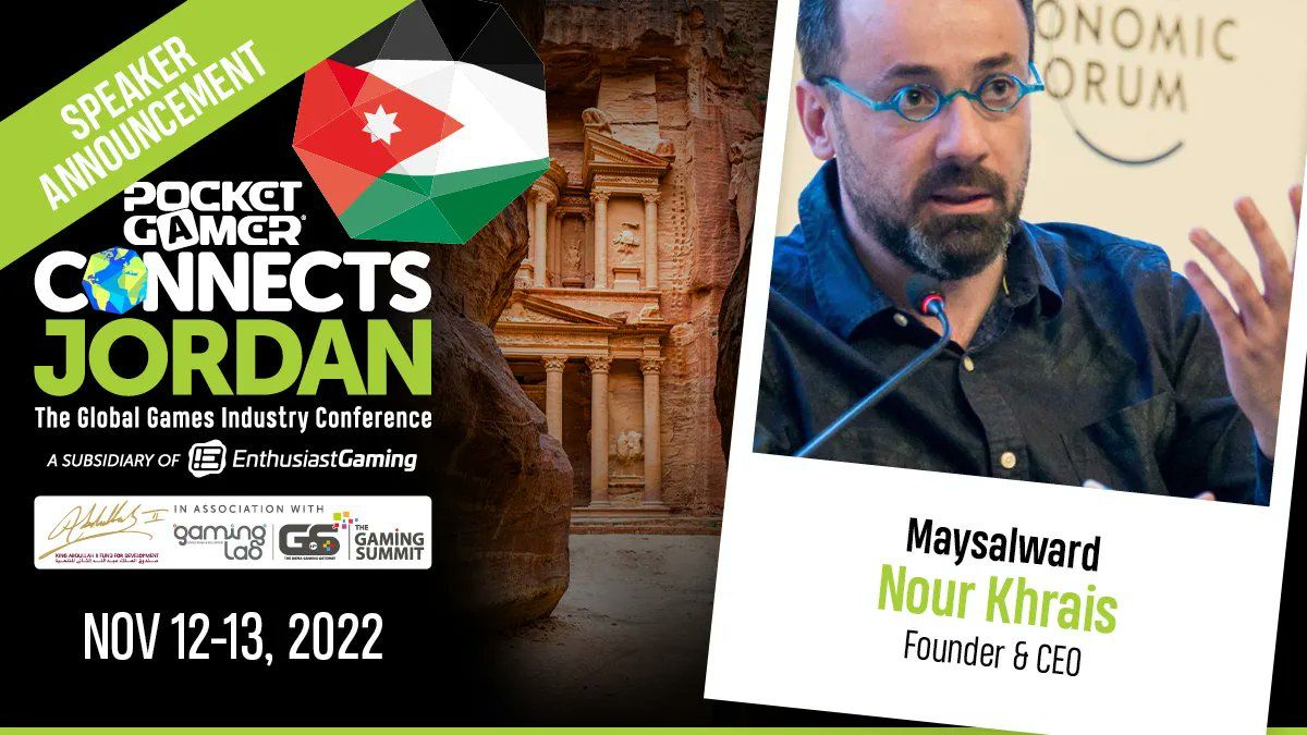 GamingSummitJO's tweet photo. Some of Speakers in the international Gaming Summit2022 📢
MJ Fahmi, Mohamad Haj Hasan,  Nour Khrais, &amp; Felwa Alswailem
-  join us for #PGConnects Jordan on November 12-13.
register now: https://t.co/yMQOVpiLWg

@PGConnects
@KAFDJordan
 @GamingLabJo https://t.co/0MJNvxMJAx