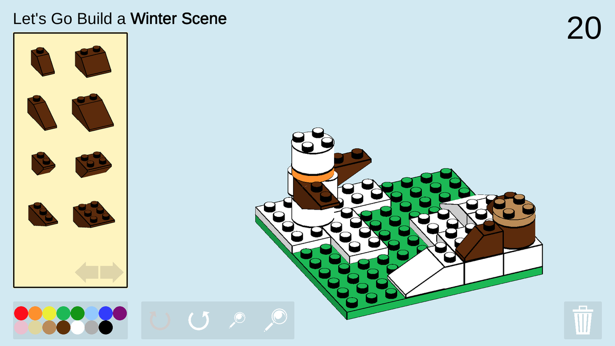 TezzaTrex's tweet photo. #letsgobuilda Winter Scene. :> https://t.co/lLTGrFl4Tg