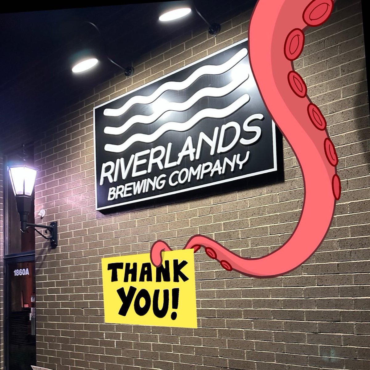 MrBelonio's tweet photo. I want to take this moment to say “THANK YOU!” to the entire @RiverlandsBrew staff and community. Your support has been tremendous! Tonight is the last night of the “Belonio Doodles Takeover” so make sure to check out all the art that is available for purchase! #beloniodoodles https://t.co/0lTqX0Okno