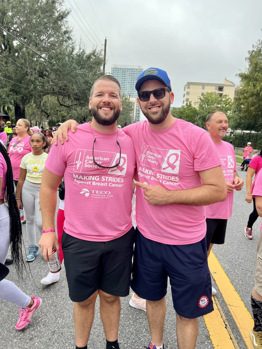 SpencerPylant's tweet image. It’s a beautiful day in @citybeautiful! Proudly supporting @MakingStrides &amp;amp; #AttackingCancer! @TECOPeoplesGas wears PINK! 💖 #FlaPol