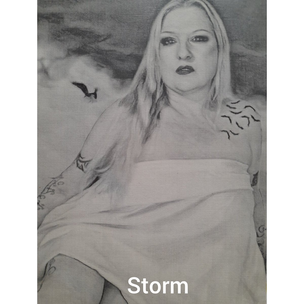 New Drawing finished 
Title- Storm
Medium - Pencils