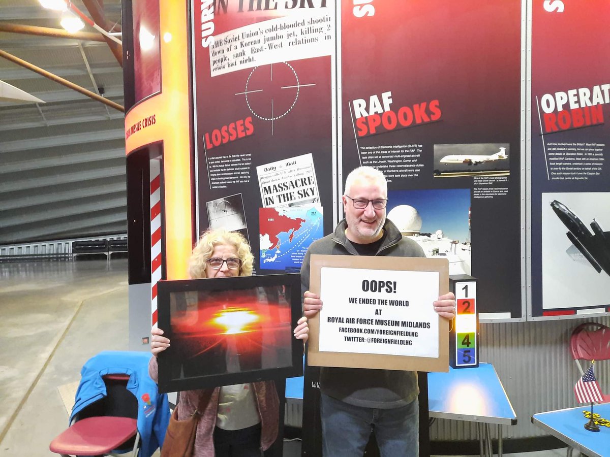 foreignfieldlhg's tweet photo. Whoops! We've ended the world 5 times so far but there's still all to play for @RAFMUSEUM ! https://t.co/P8uqP8sX9K