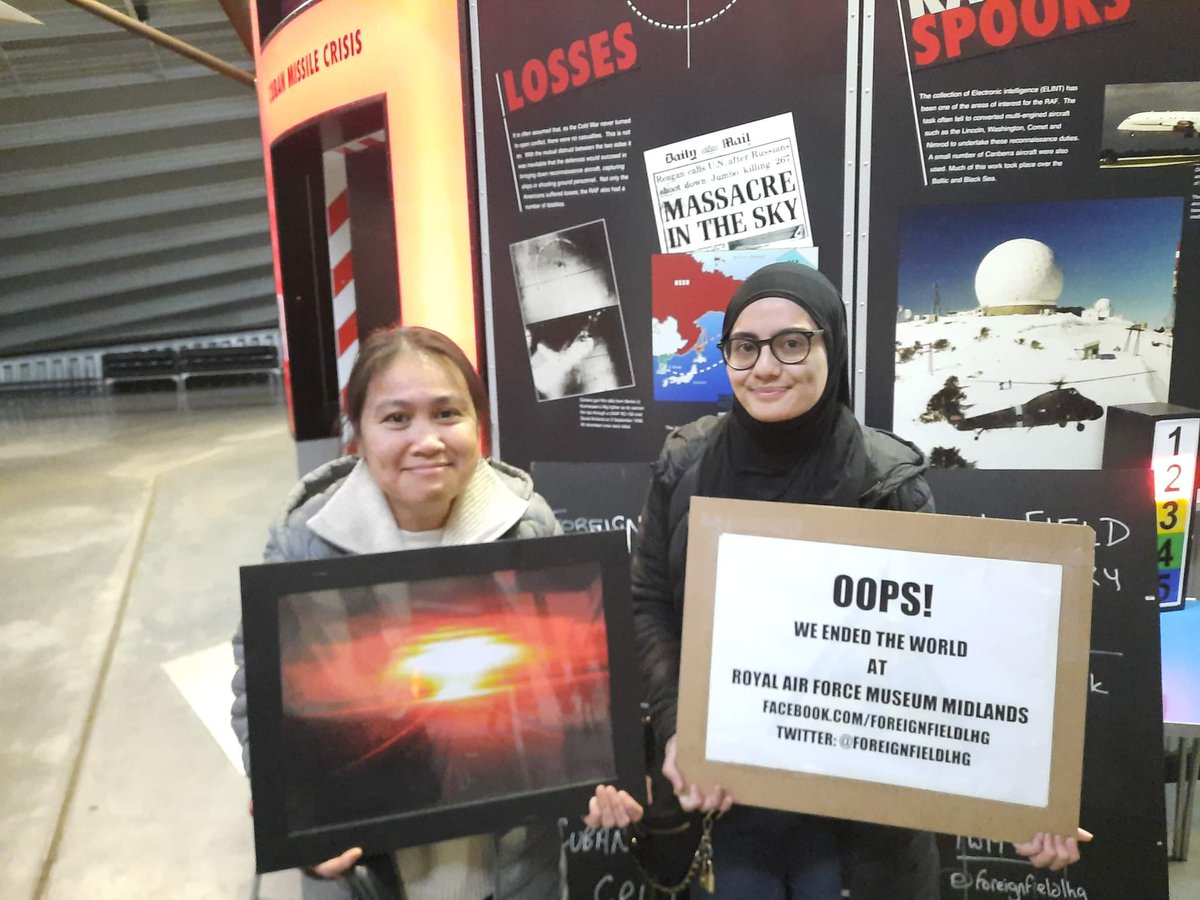 foreignfieldlhg's tweet photo. Whoops! We've ended the world 5 times so far but there's still all to play for @RAFMUSEUM ! https://t.co/P8uqP8sX9K