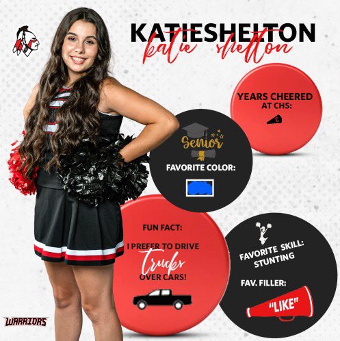 CorinthCheer's tweet photo. Meet Senior Katie Rose Shelton!! https://t.co/6JgEehksBe