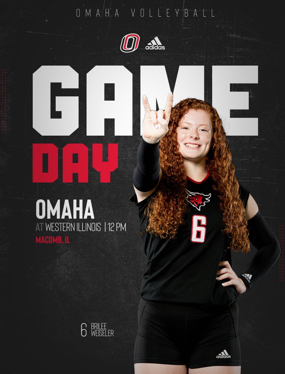 OmahaVB's tweet photo. ⚫️🔴𝙒𝘼𝙆𝙀 𝙐𝙋, 𝙄𝙏'𝙎 𝙂𝘼𝙈𝙀𝙏𝙄𝙈𝙀🔴⚫️

🆚Western Illinois
📍Macomb, IL
🕛12 p.m.
📺No Livestream
📊https://t.co/5f8StKpUms

#EveryoneForOmaha | #OmahaVB https://t.co/w4lEuJUe09