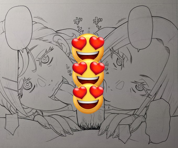 ネームで人物の位置逆に描いちゃったけど無事修正。 