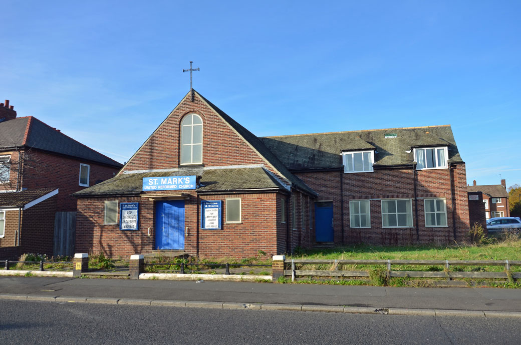 TyneSnapper's tweet photo. #howdon St Mark's URC - Tynemouth Road, Howdon, North Tyneside photographed on this day 29th October 2014. It was demolished in 2016 to make way for 12 homes. https://t.co/fjWi2iMOpC