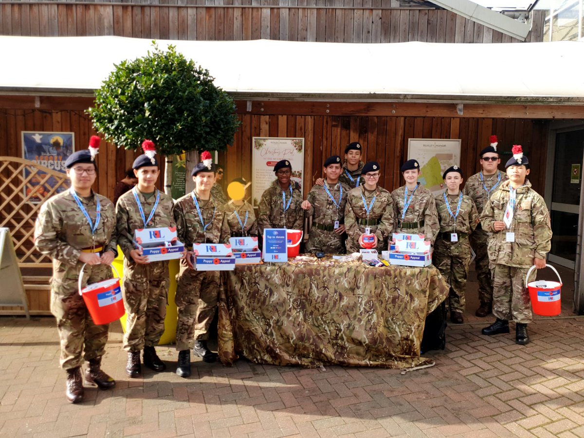 Poppy Appeal Launch at Ruxley Manor Garden Centre with 106 & 103 cadets. Come along and join us! @GLSEACF @10selacf @MayorOfBexley @Clint__Riley @LBBexleyRepDLDE @cllrjameshunt @ColCadetsACF