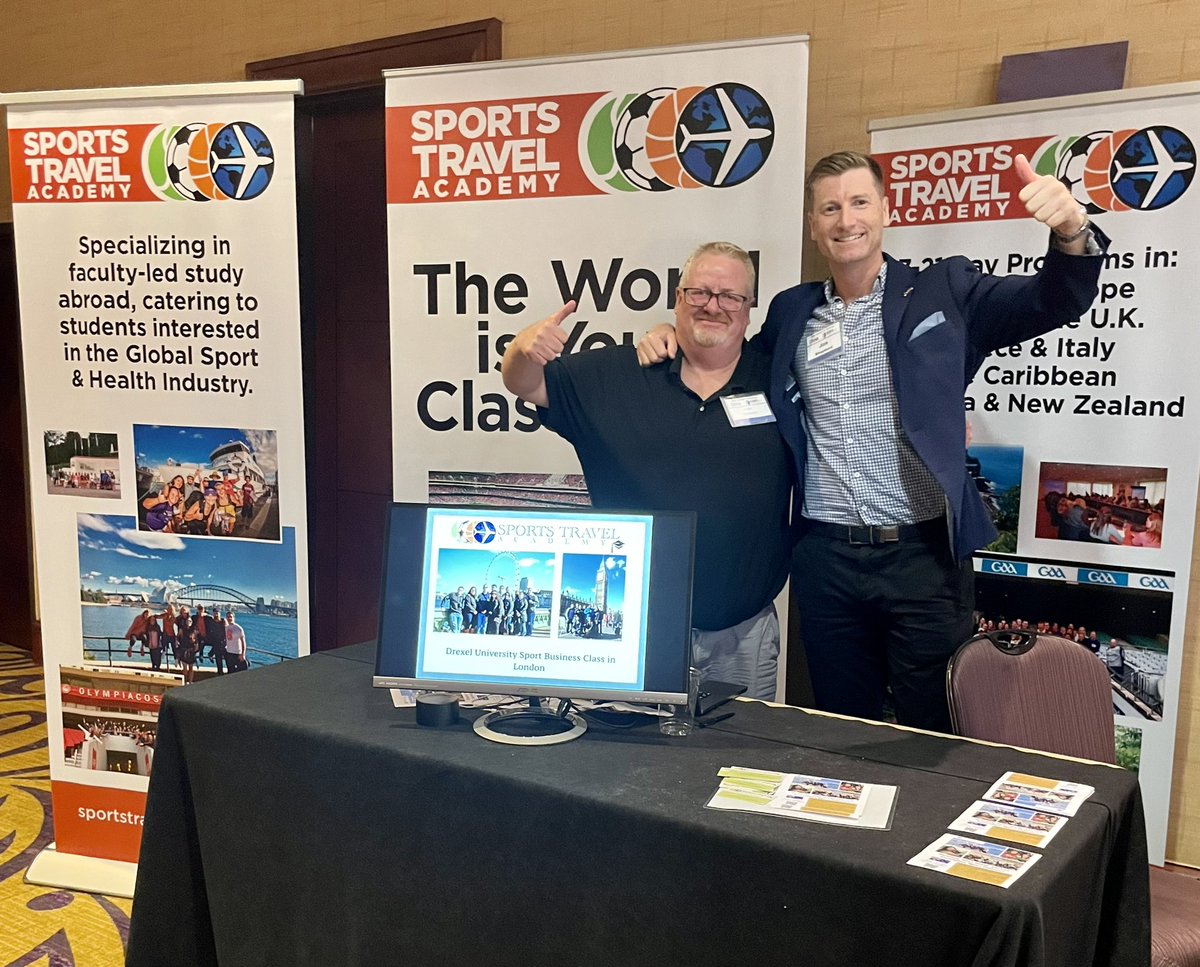 sportravacademy's tweet photo. Great to catch up with @jonshep1 from @Playbksports whilst attending @SMA_National  Jon is in the states meeting pro clubs all over the country with @Playbksports and was one of the expert Panel Speakers at the #SMA2022 conference. https://t.co/l2mFSzl59Z