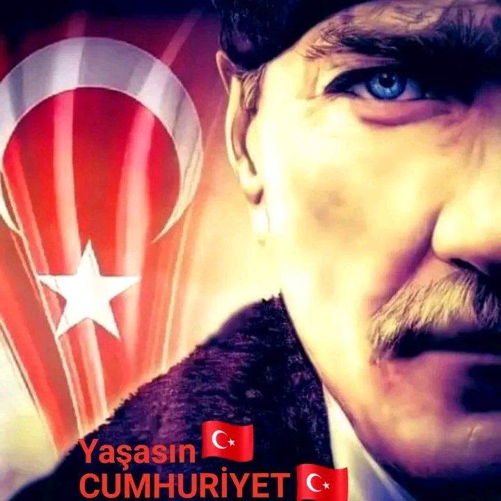 Eğilmez başımıza taç yaptık Hürriyeti, Zaferle kalbimize yazdık Cumhuriyeti..🇹🇷 Doğum günün kutlu olsun TÜRKİYE'm.. 🇹🇷