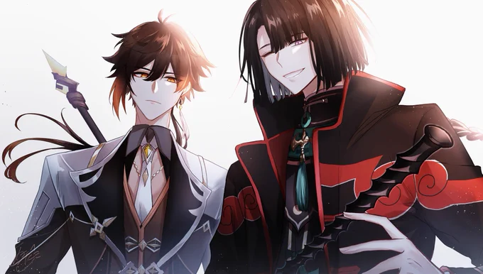 【※クロスオーバー】FGO×原神やっと並べられた記念 