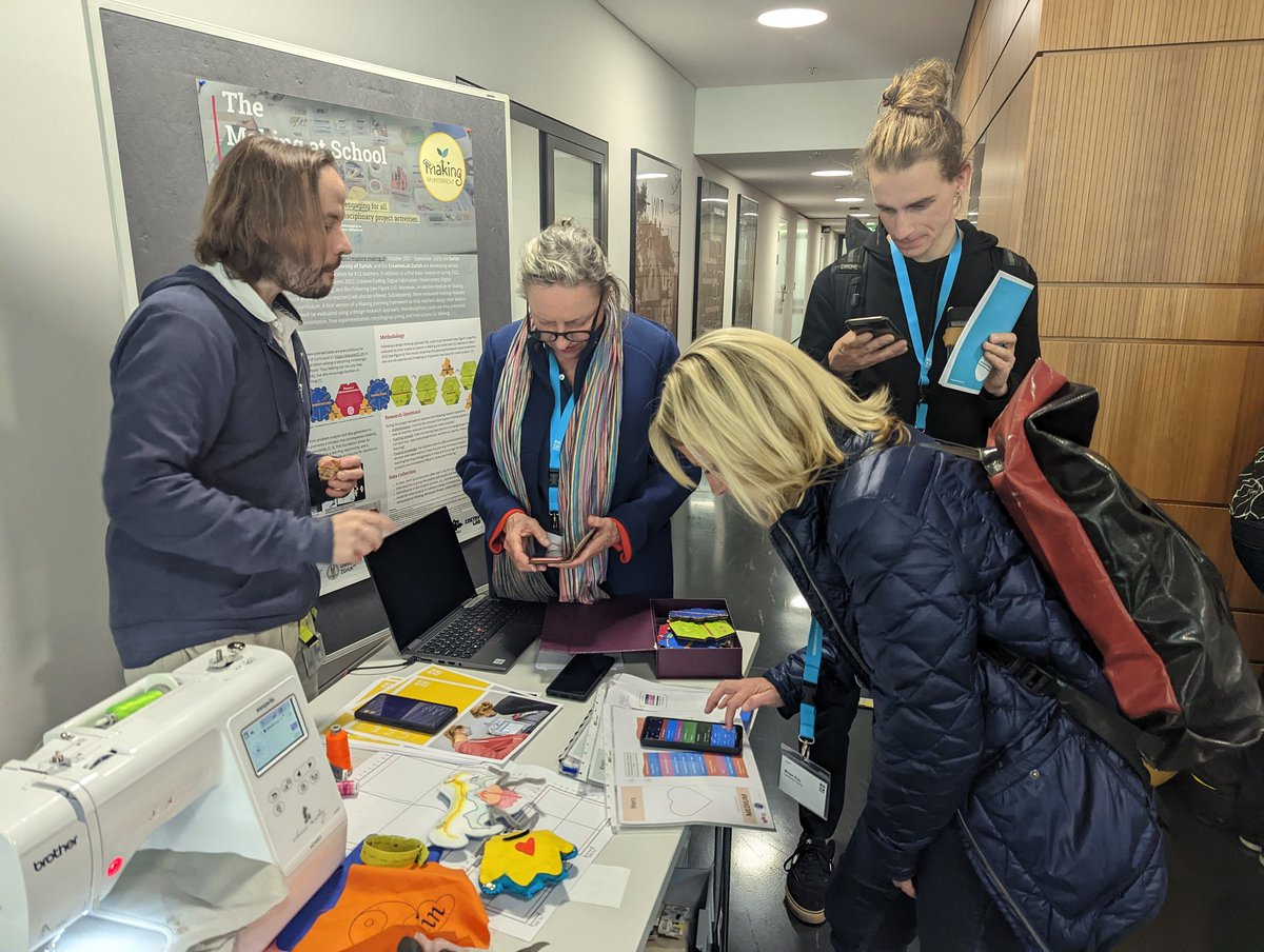 BerniSpieler's tweet photo. Viele spannende Aussteller bereichern die Tagung #makingandmore! @phzuerich @DIZH_ZH. Mit #Educatec #CYBATHLON #BischoffAG #Roteco #making #tinkering #makermindset https://t.co/f3l2huJccN