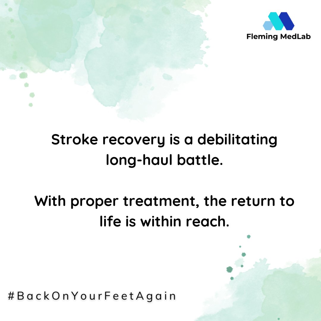 FlemingMedlab's tweet photo. Since today is World Stroke Day, we wanted to share more about it with the public.

Of the 15 million new stroke cases every year, 80% of them suffer from mobility issues. It is more debilitating than lethal.

But with proper treatments, patients can very well recover. https://t.co/lR4YGfdXK4