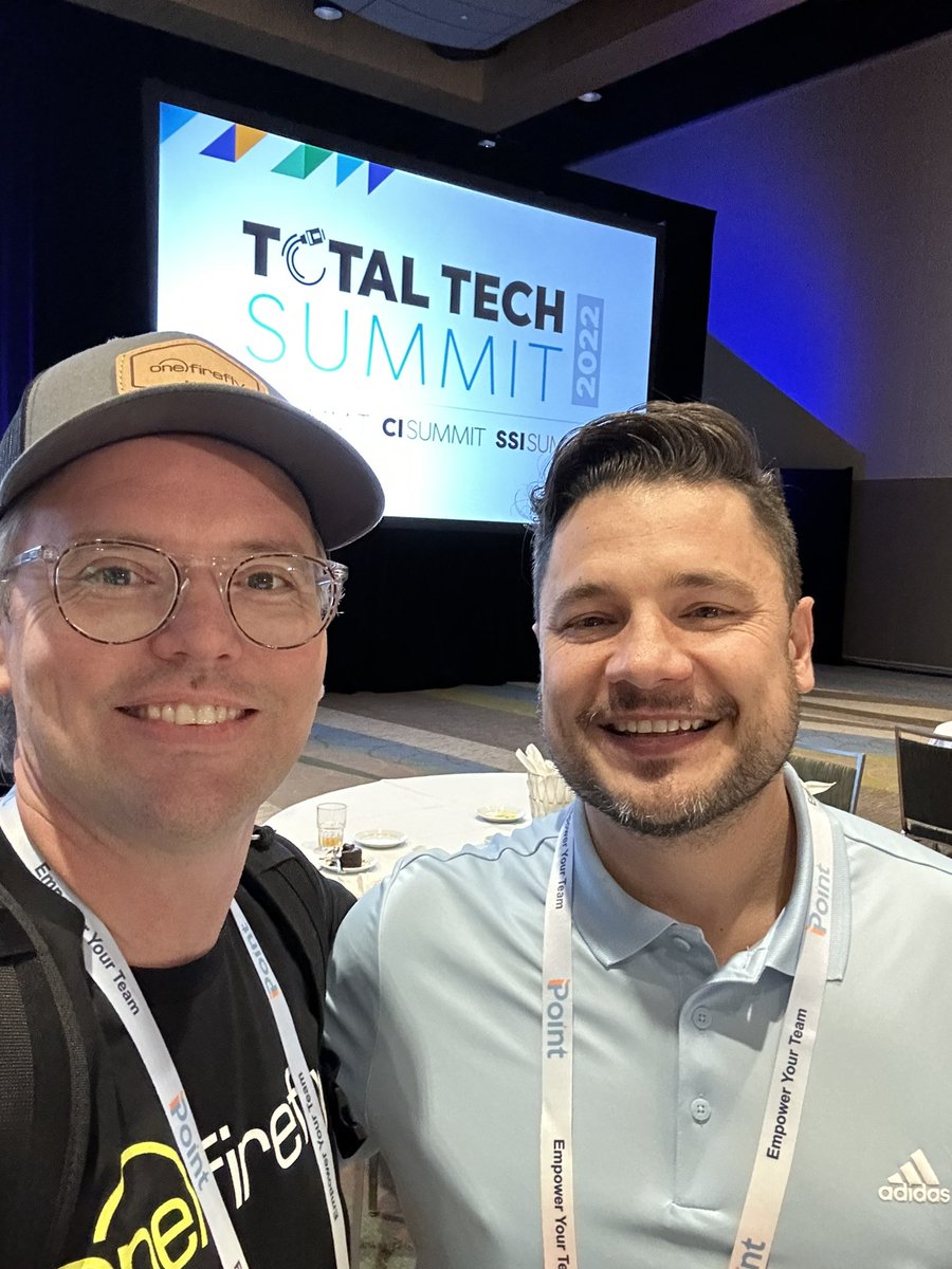 RonCallis's tweet photo. Connecting in person with our clients was awesome at the @TotalTechSummit . #totaltechsummit #totaltech22 #cedia #nsca #avtweeps #avpros #proav https://t.co/VlCZqANy7v