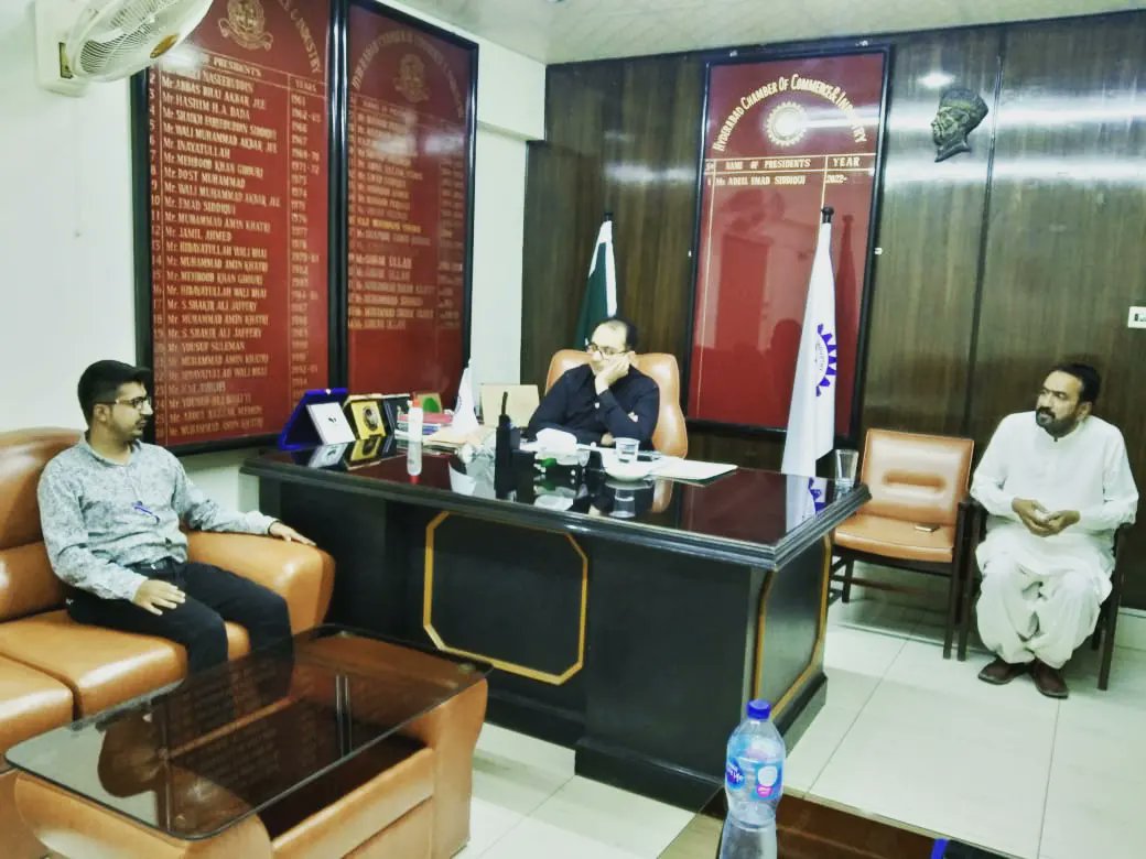 gmmemonofficial's tweet photo. Had a Great Business Meeting with the Honorable President of Hyderabad Chamber of Commerce &amp; Industry, Hyderabad
#BusinessDevelopment #NBDP #SMEDA #HCCI #Pakistan https://t.co/8Z8UIBmLgX