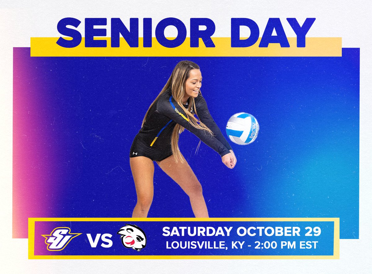SUGoldenEagles's tweet photo. VB | Time to celebrate our senior!

🆚 Blackburn
📍 Louisville, Ky.
⏰ 2 PM
🎥 https://t.co/h9iY9p0BHF https://t.co/yJoamJgCcR