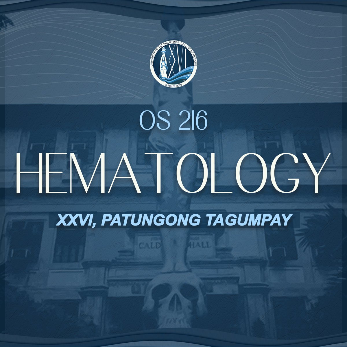 upcm2026's tweet photo. ✅ Hema 216

HEMAla💥! Tapos na ang Hema🩸 at nasa reading break📖📖 na tayo! Let us all make the most of this reading break and take a minute😴 to relax and re-energize ourselves and our IMMUNE💉 systems!

See you all next week 2026! ✌️

#UPCM2026
#XXVIPatungongTagumpay https://t.co/kZR1jmKER2