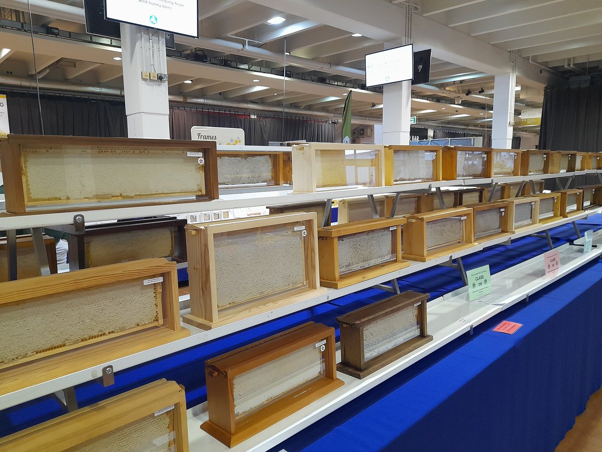 AndrewCornwall5's tweet photo. 2 interesting days @nathoneyshow this week. Good chat with #Agronomist David on @BeesAbroad stand & with many others. Managed to spend far less than usual, albeit probably only by postponing purchases to the #SpringConvention
#beekeeping #honeybees #bees ๐ #talks #TradeShow https://t.co/YkYRf7prVX