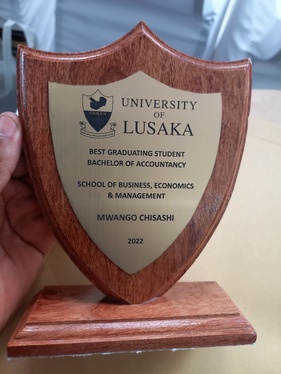 Mwango_Chisashi's tweet photo. We bagged a degree.
Awarded best graduating student in Bachelor of Accountancy
Never in doubt!!
Philippians 4:11–13
#Graduation22 #Accounting #Classof2022 #GodDid https://t.co/7xqiVkxLNg