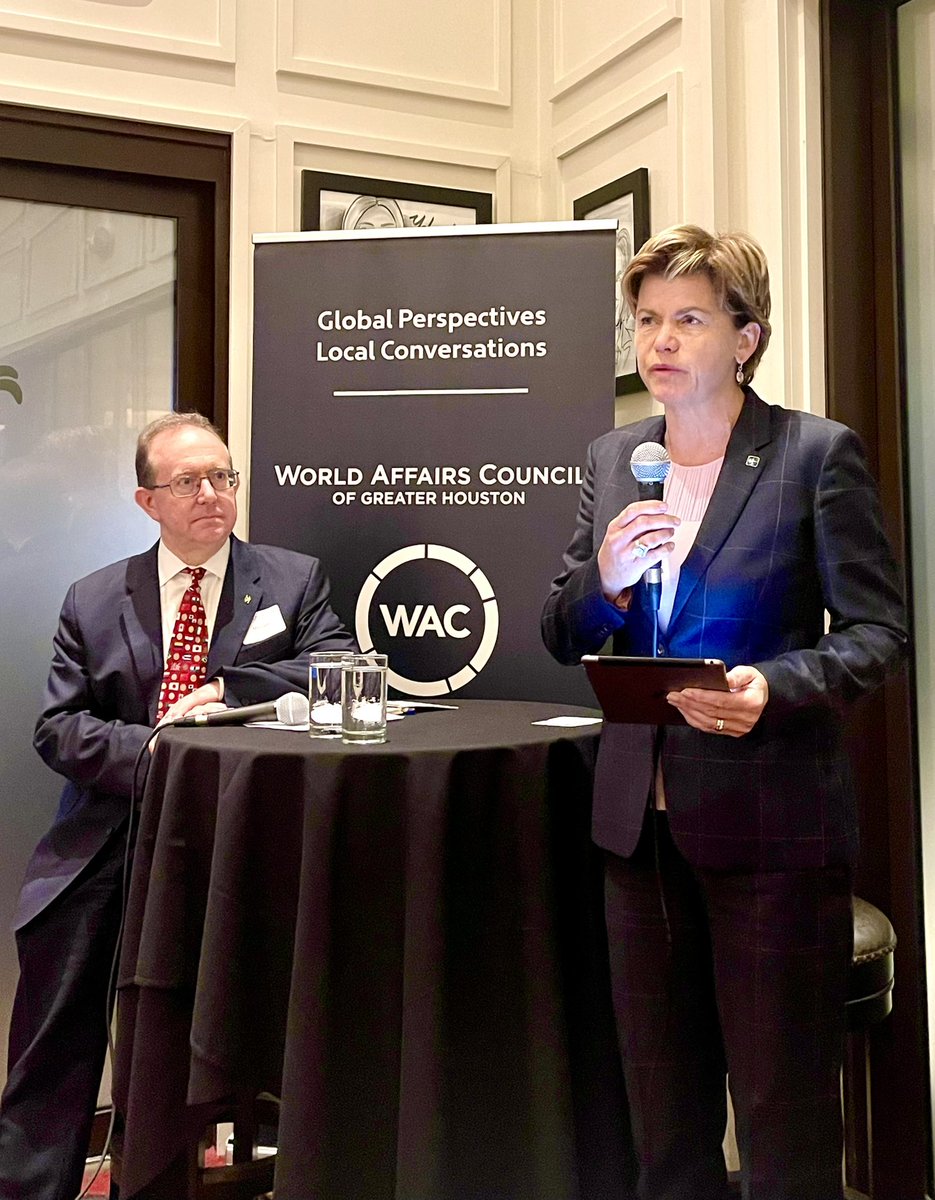 Braze_Baiba's tweet photo. Visiting Houston, Texas, to discuss #NATO and support to Ukraine with:

📍 Jason Fuller, Sen. Ted Cruz’s Regional Director;

📍the World Affairs Council of Greater Houston;

📍 students from A&amp;M University and the Uni of Houston;

📍Consuls General and consuls of 🇳🇴🇺🇦🇩🇪🇫🇷🇱🇻🇪🇪 https://t.co/E9KUqN27Pu