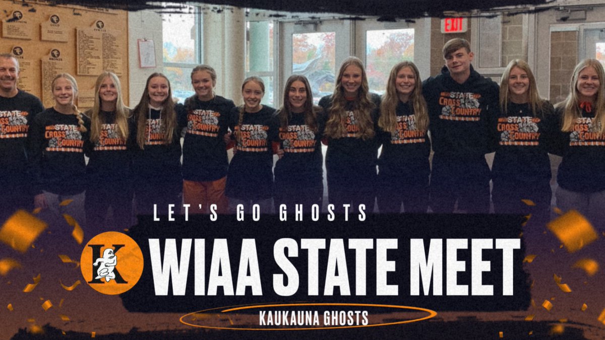 KaukaunaGhosts's tweet photo. Good luck to @KaukaunaX at today’s WIAA State XC Meet!! Go Ghosts 👻🎽💪🏻!! #FillTheCase https://t.co/V9FRETS3bg