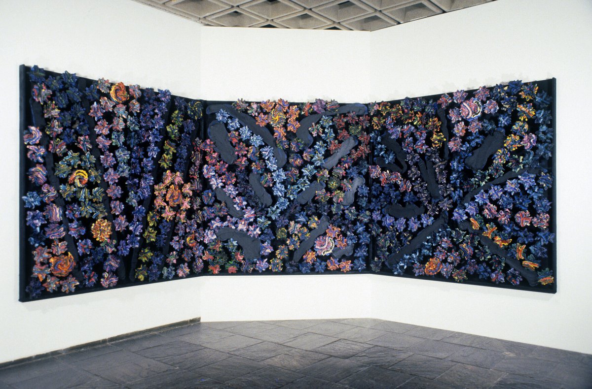 "Rosette" 1979 Whitney Biennial  21ft. wide x 7ft high