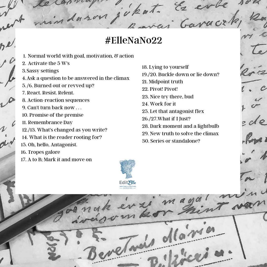 EditElleEditing's tweet photo. Join me on Instagram for more details on how to win a fiction query/synopsis edit--whether you participate in #NaNoWriMo or not. #WritingCommunity #amwritingfiction https://t.co/FaXGBDITR6