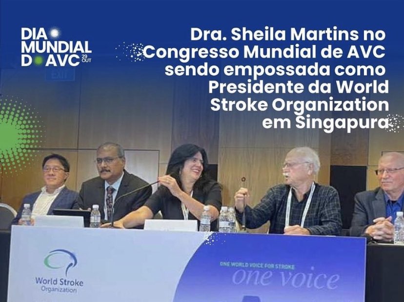 SIECV_IASO's tweet photo. Queremos expresar nuestra inmensa alegría y emoción  por la asunción de la Dra @sheilambrasil a la presidencia de la @WorldStrokeOrg, primera mujer, hispana, primer país en desarrollo.  Esta familia de #LATAM te acompañará 🧠 https://t.co/xr7UPQfO3j