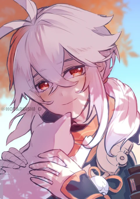 #楓原万葉生誕祭2022 #原神 #GenshinImpact   あんまり時間かけられなかったけど、お祝いしたい万葉くん、お誕生日おめでとう〜!