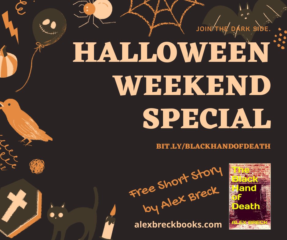 Halloween is fast approaching, it's cold outside and ghostly creatures roam the land.
So grab a coffee, bolt the doors and curl up with this short story. Free all weekend. 
bit.ly/blackhandofdea… 
#Halloween #greathalloweenreads #HalloweenHavoc #scary #spooky