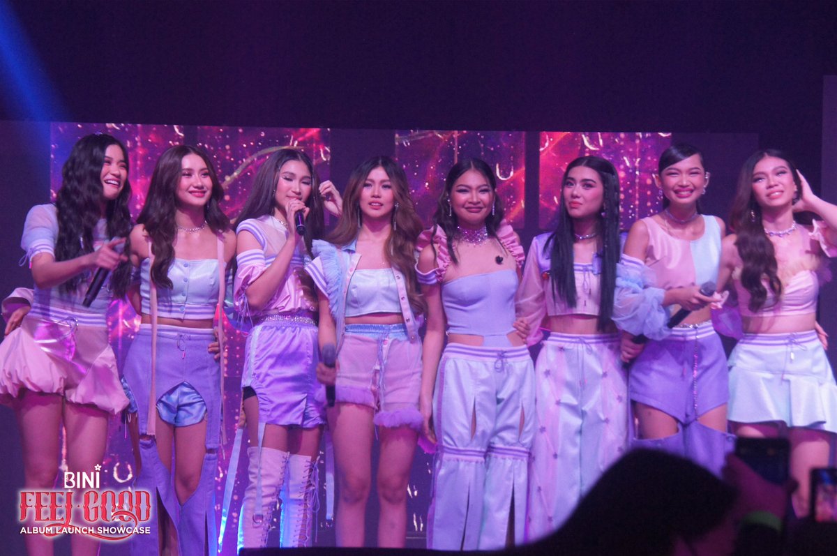 #BINI : It's a wrap! After months of preparation, the #BINI_FeelGoodShowcase was a great success, and seeing you all at the Skydome with that FEEL GOOD smile was the biggest highlight of this milestone for our best girls.