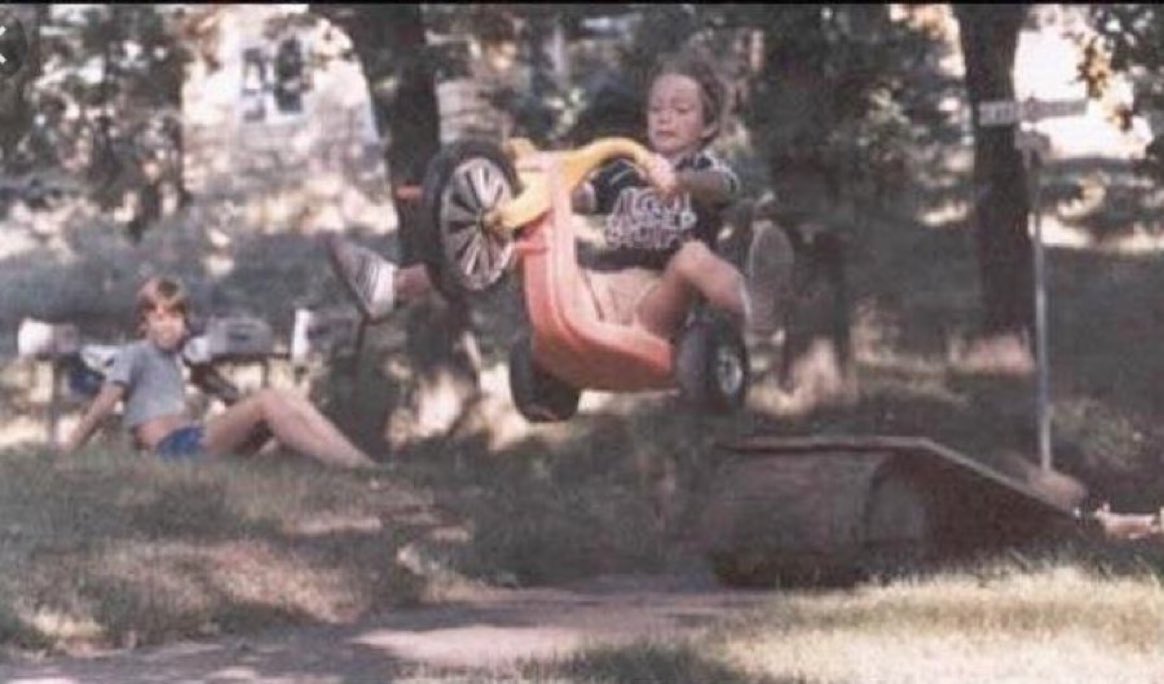 Super70sSports's tweet image. If you didn't risk your life at least twice a day growing up in the 70s, you were doing it wrong.