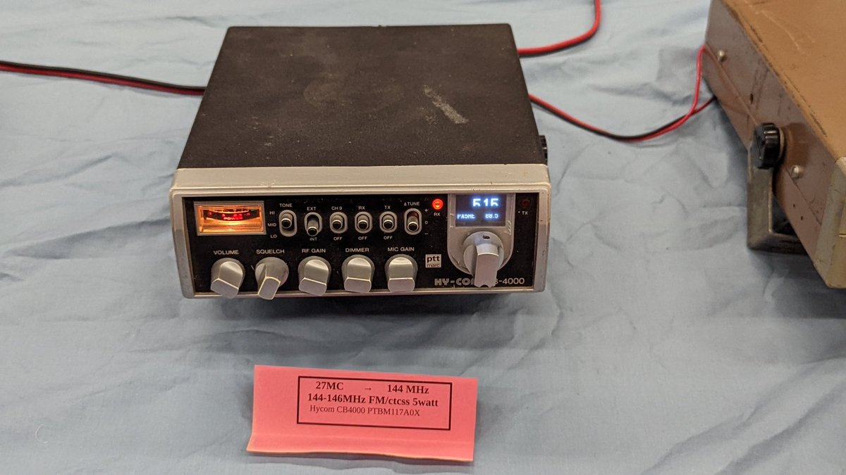 Dave M0TAZ on Twitter "Interesting idea seen at Vernon Ham Radio convention. Converted radios