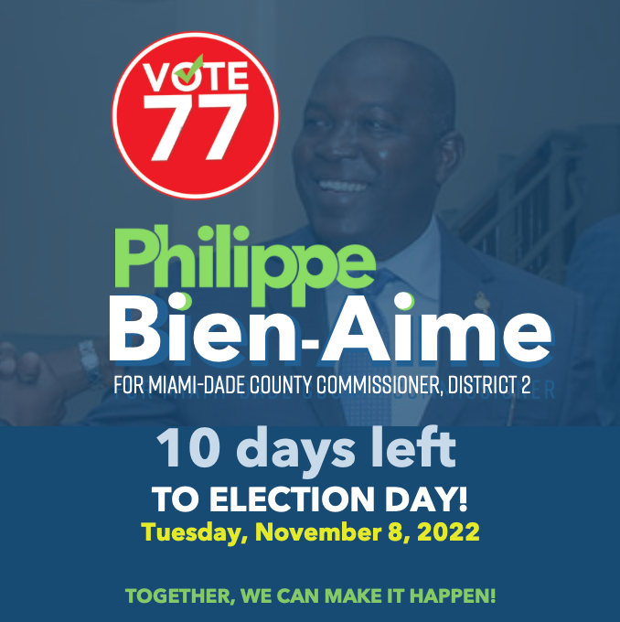 Happy Saturday! Only 10 days left until Election Day. Make a plan to vote this Tuesday November 8th.