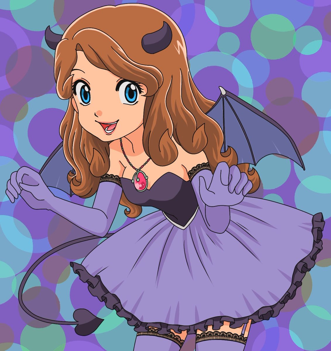 こないだのらくがきに着色