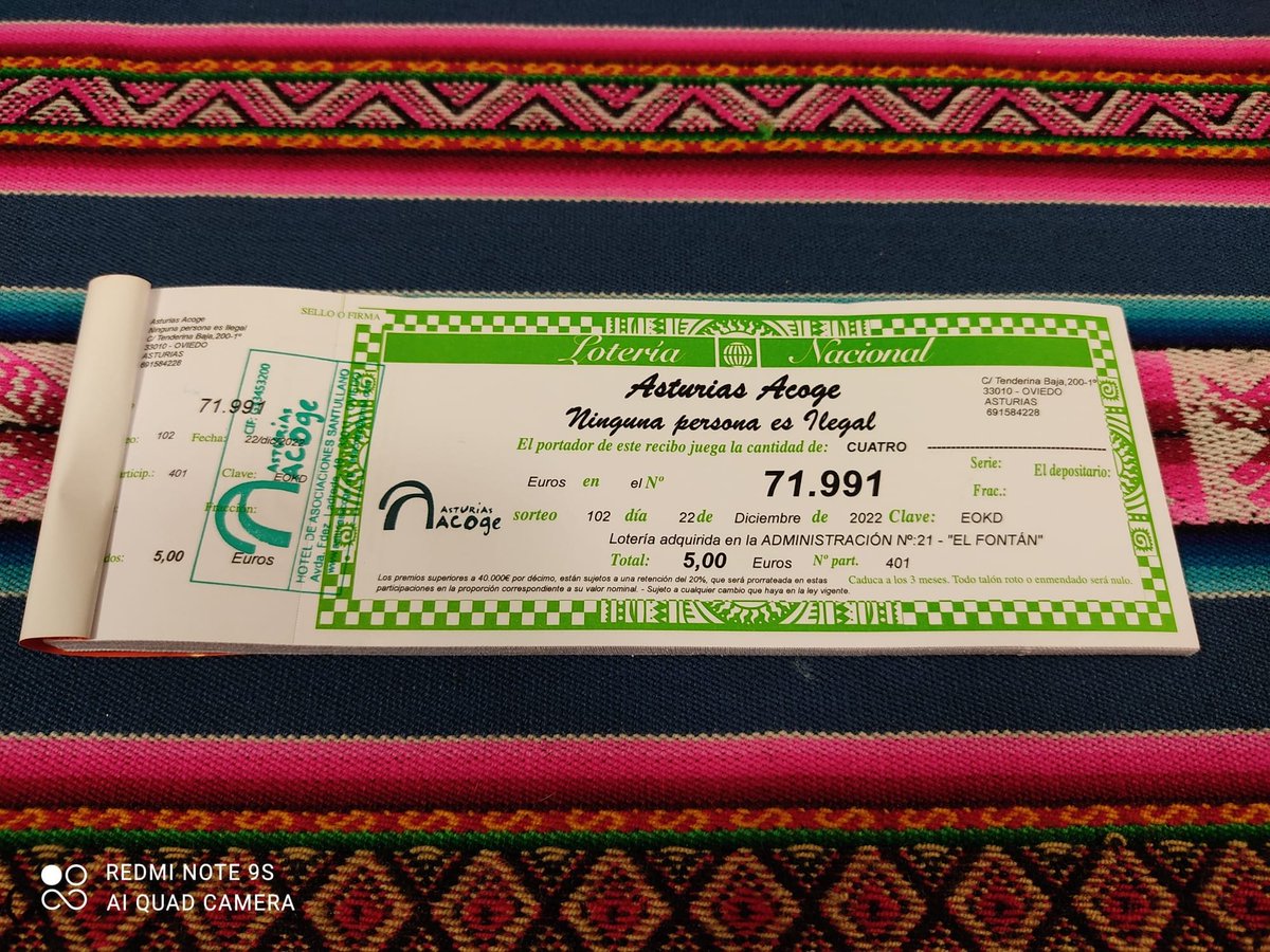 Tenemos Lotería! De venta en el local de la asociación! No te quedes sin la tuya!😍🥰🍀