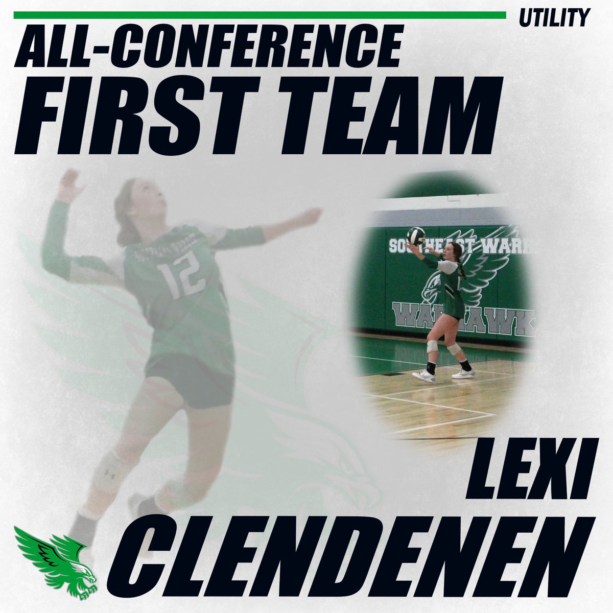 Congratulations Lexi! 💚🏐💚
