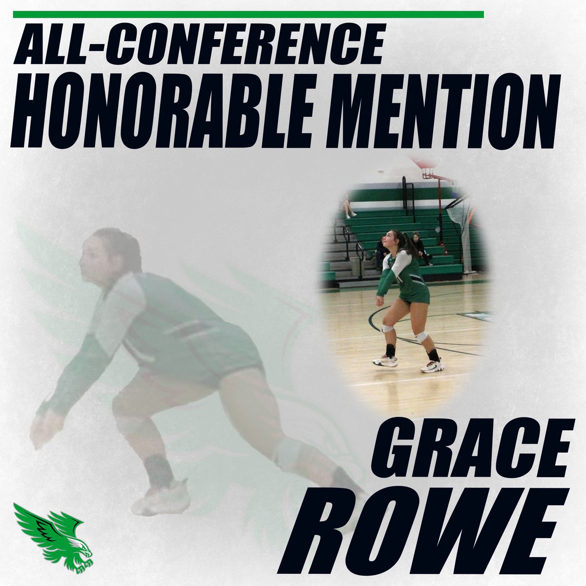 Congratulations Grace! 💚🏐💚