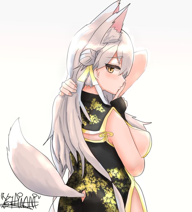 内緒でうなじを見せてもらった。
#イラスト 