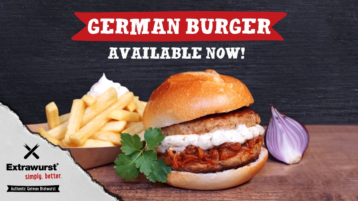 A seasoned pork burger, a mix of glazed onions and our signature curry sauce, served with mayo on a Brioche bun.

Get your hands on one now in one of our Birmingham stores or order online via Deliveroo or Just Eat.

#burger #germanfood #birmingham #birminghameats #foodlover