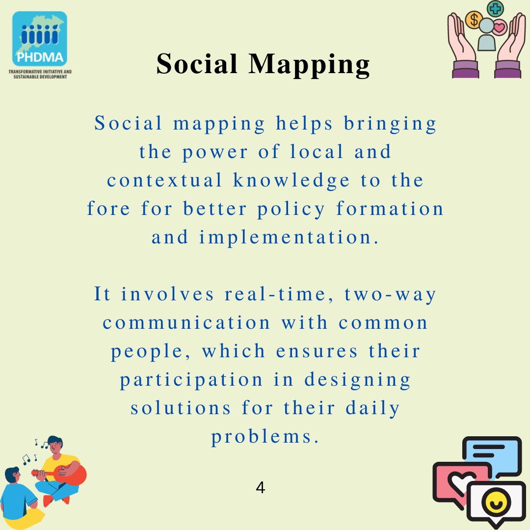 PhdmaO's tweet photo. Social Mapping is a visual process of making a map of locations of households, different people in an area along with resources and institutions available in the locality. The map is formed in collaboration with locals who are aware of all these factors.
#SocialMapping #phdma https://t.co/eDibJetb0c