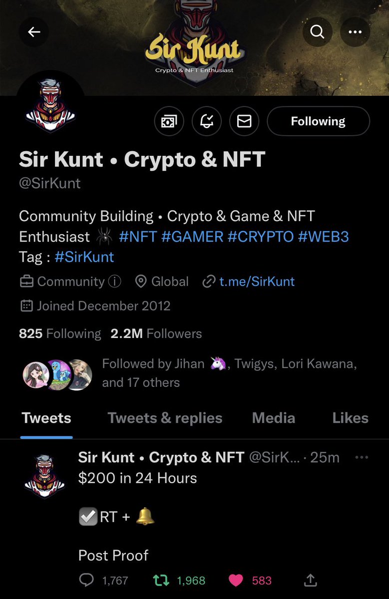 sillykook1e's tweet photo. @SirKunt Done! Hope to win!! 🙏🏻🙌🏻🍀 https://t.co/995Tn6Qvc4