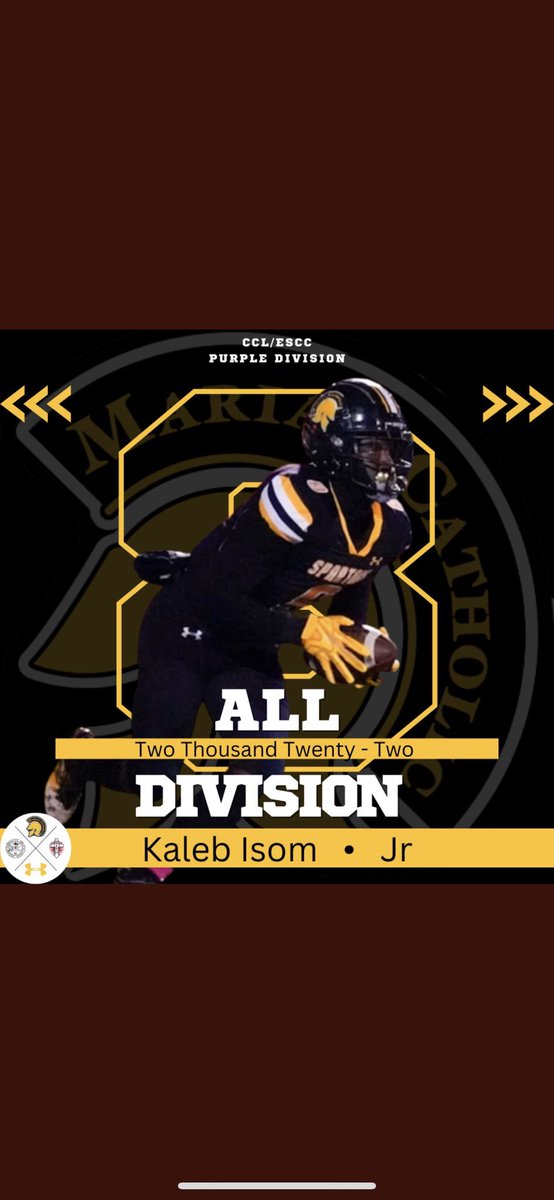 All conference season by @KalebIsom1 24’. 4 receiving TDs, 1 rushing TD, 1 KOR Td. Was all over the field on defense, with 41 tackles, 3 ints and 10 PBUs. Going to have a monster season year. @LopezMchs @EDGYTIM @CoachBigPete @PRZJordan @hsfbscout @AllenTrieu @michaelsobrien